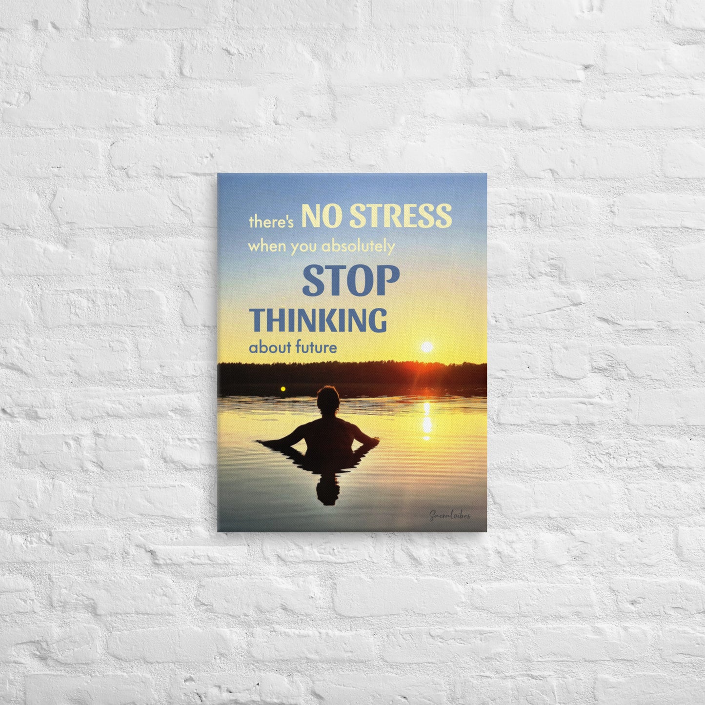 No Stress When Present | Canva