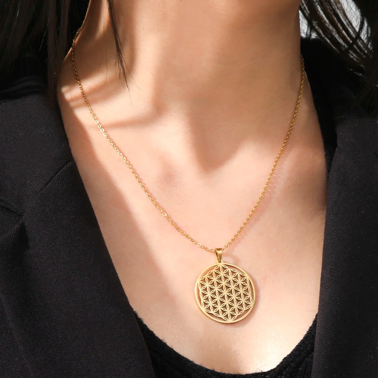 Flower of Life Necklace | Sacred Geometry