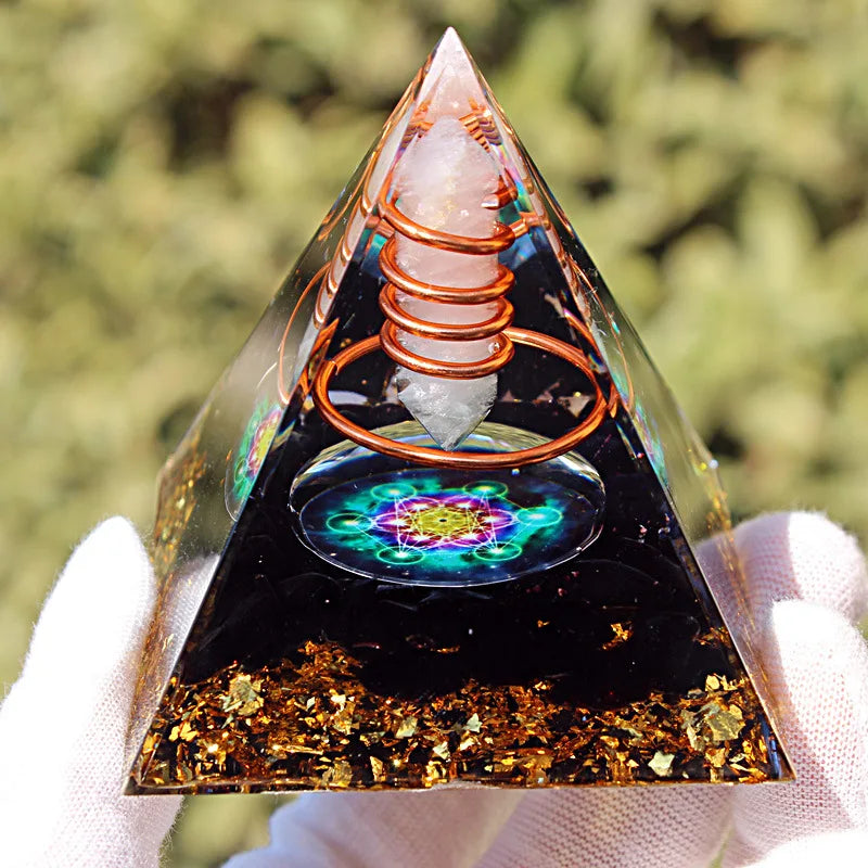 Energy Generator Pyramid (6cm) | Orgonite