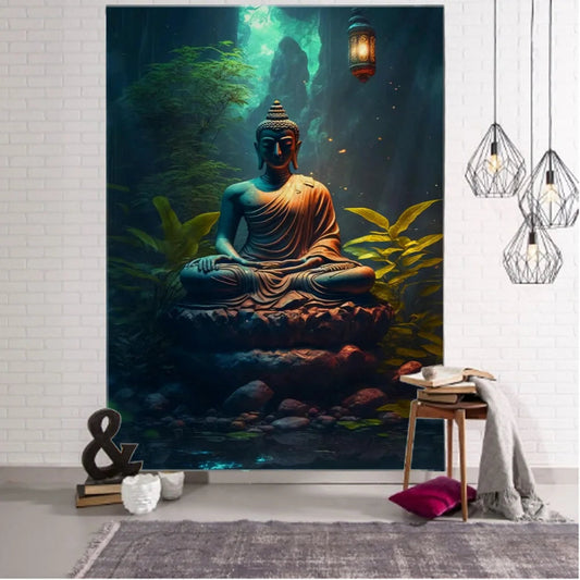 Rise In Nothingness | Buddha Art Tapestry