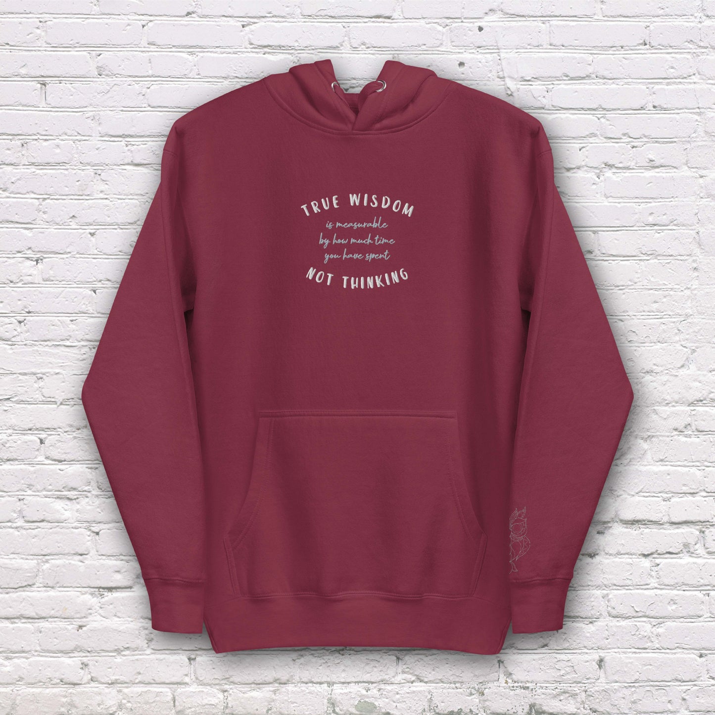 True Wisdom | Embroidered Unisex Hoodie