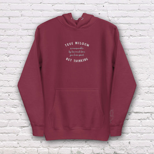 True Wisdom | Embroidered Unisex Hoodie