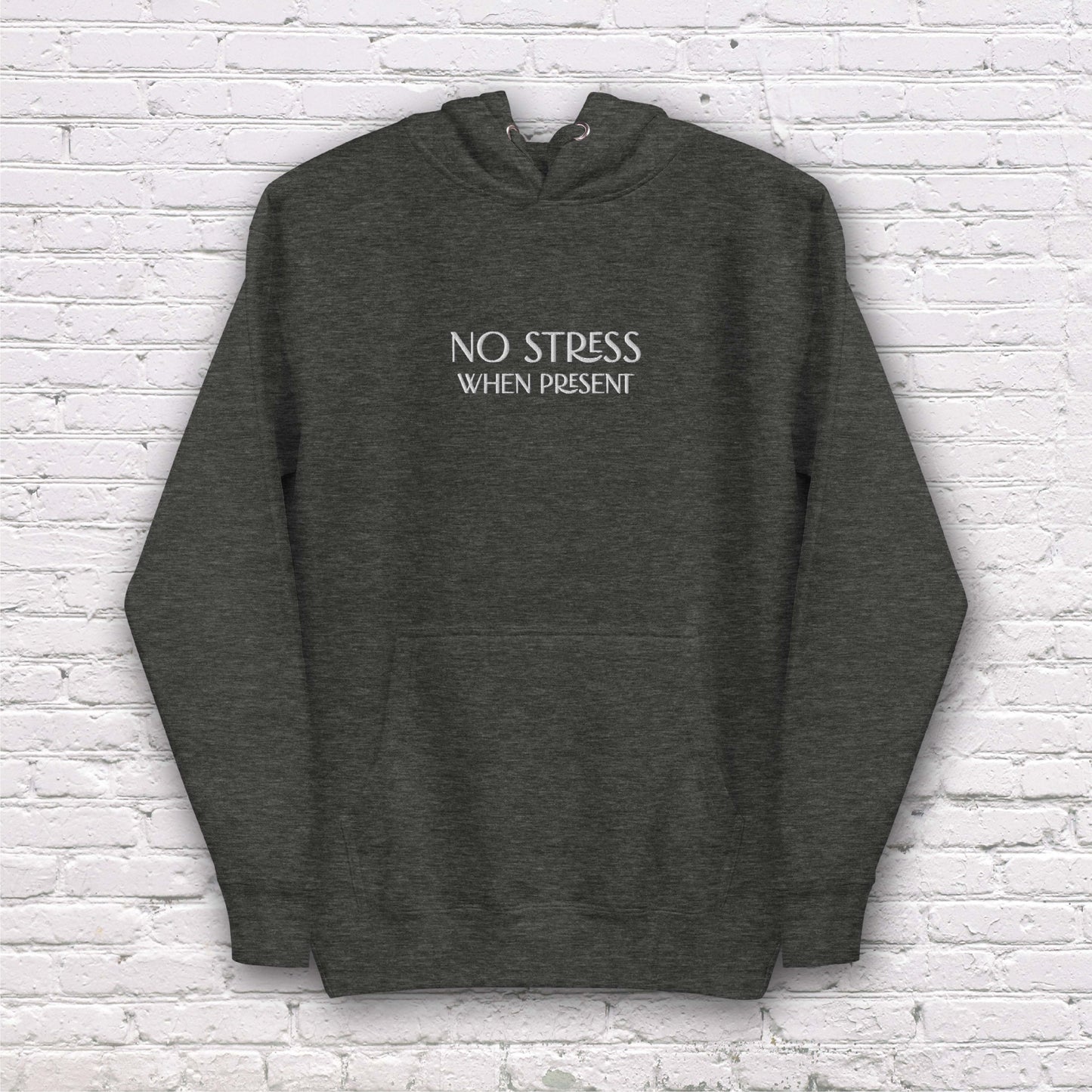 No Stress | Embroidered Unisex Hoodie