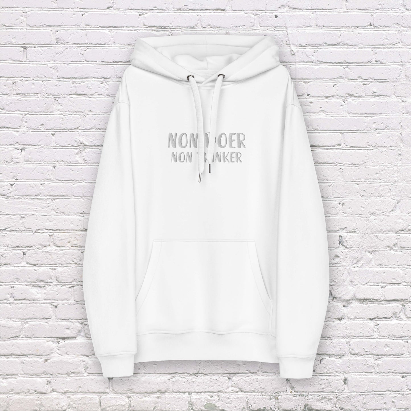 Non Doer | Embroidered Premium Eco Hoodie